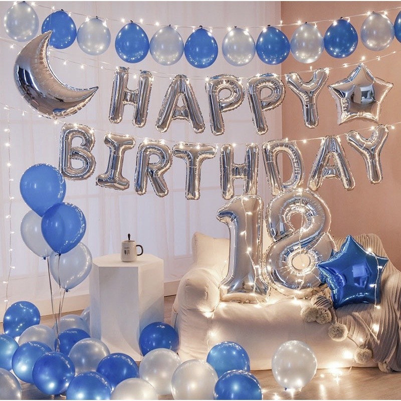 Bong bóng chữ Happy Birthday 10 MẪU  Phụ kiện trang trí sinh nhật Hazato  Party